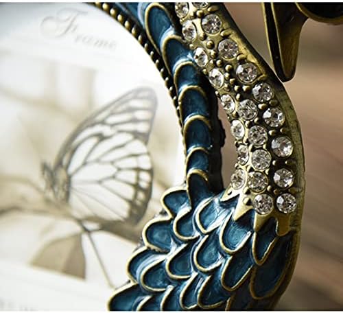 Moldura fotográfica de tomyeus blue cisne picture moldura decoração home desktop photo moldura ornamentos