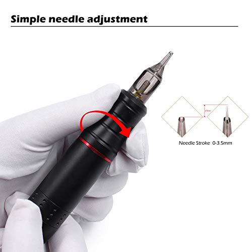 BIOMASER G1 Rotary Pen Tattoo Tattoo Machine Cartuction Tattoo Pen Machines Conector RCA 4.5W Cartuel de cartuchos de motor sem cor para tatuagem para mulheres artistas iniciantes