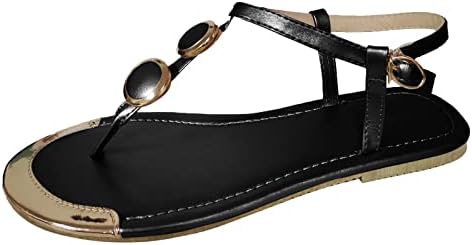 Sandálias de chinelos para mulheres clipe de strass de dedão casual sandália de praia baixa salto t-shopte de tira t-slipper de