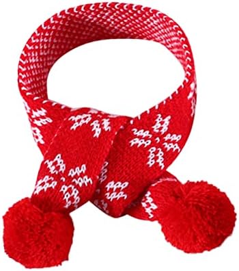Colarinho de cachorro legal cachecol gato lenço de animais de Natal acessórios de tricô festivo tricô de gato colarinho gato