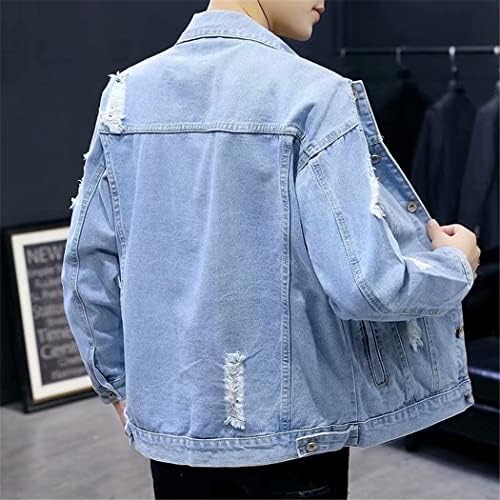 Summer Autumn Ripped Hole Denim Jacket