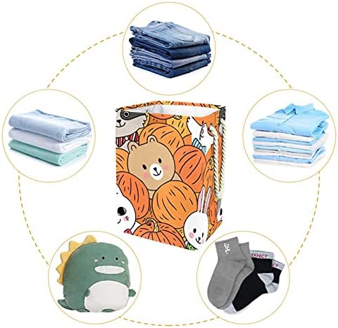 Cesto de lavanderia cesto de roupa dobrável com alças de armazenamento destacável, organizador de banheiro, caixas de brinquedos