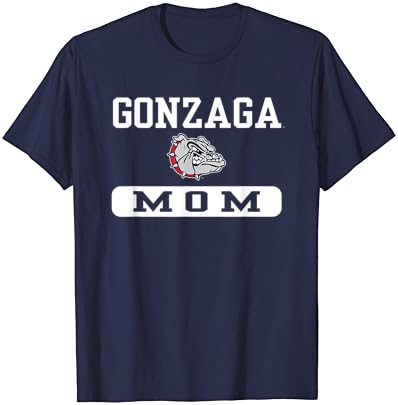 Gonzaga Bulldogs Mom Marinha oficialmente licenciada camiseta