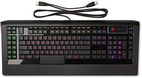 Omen por teclado de jogos USB com Wired HP com SteelSeries