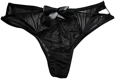 Maske Panties sexy para mulheres travessuras por sexo/reproduzir bordados de renda, veja através de tangas CRISS Bandage baixa cintura