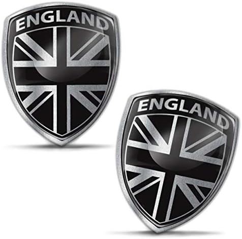 Biomar Labs 2 x 3d adesivos de silicone abobadados decalques carros de motocicleta nacional da Inglaterra UK GB GB GRATUITA GRANDENHONIO