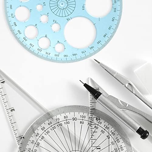Toyandona Tape mede a régua de desenho conjunto de matemáticos Desenho de desenho da régua Ferramentas de desenho geométrico para