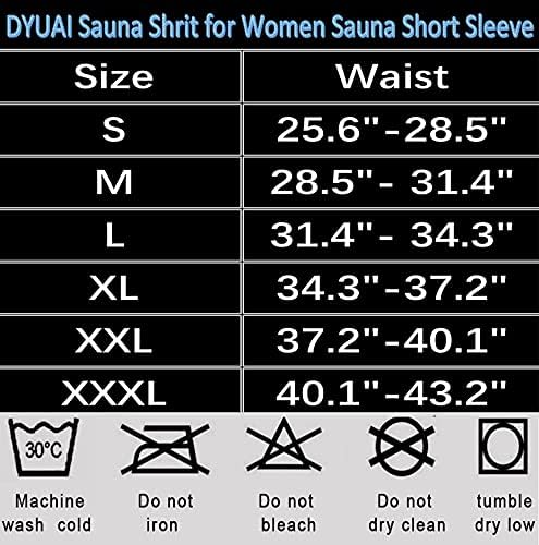 Dyuai Sauna Shrit para mulheres Sauna