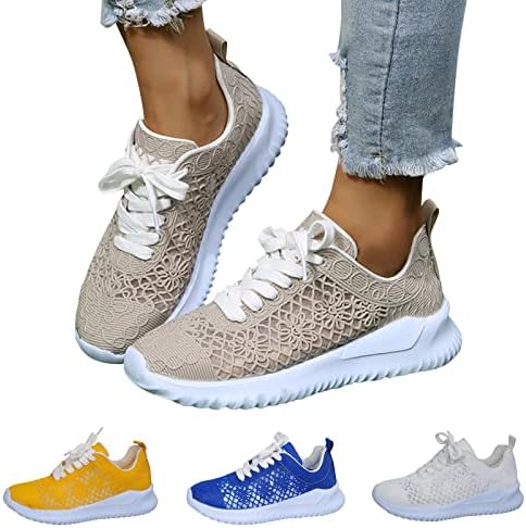 Sapatos de Mesh de Leewos Mulheres Women Spirng Sumks Sheakers Sênis Athletic Shoes de tênis não deslizantes para correr Jogging