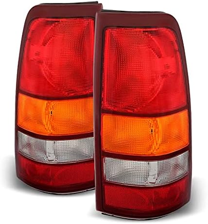 ACANII-Para 1999-2002 Chevy Silverado 1500 2500 3500 1999-2006 GMC Sierra Substituição Luzes de luzes traseiras Conjunto