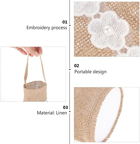 Toddmomy 2pcs cesta: Favoriza bolsas decorativas de chapas de contêineres de serenidade com adereços Cerimônia de armazenamento de decoração