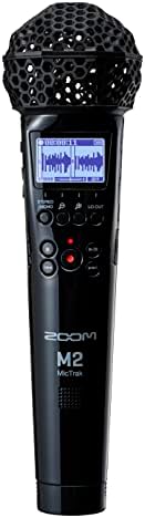 Zoom M2 Mictrak com flutuação de 32 bits, cápsula X/Y de microfone, modo estéreo, modo mono, normalização, monitoramento a bordo,