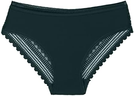 Calcinha para mulheres rendas travestas sexy veja através de calcas de baixa ascensão confortáveis ​​respiráveis, veja através de cuecas de vieiras