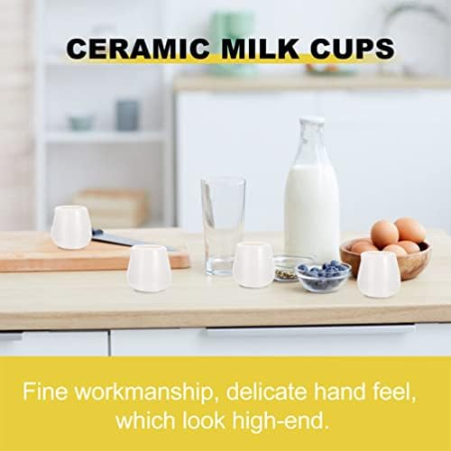 Creme de cerâmica Chefe de café Creamer arremessador 4pcs Porcelana Servindo jarro molho jarro leite creme jarro de molho tigela