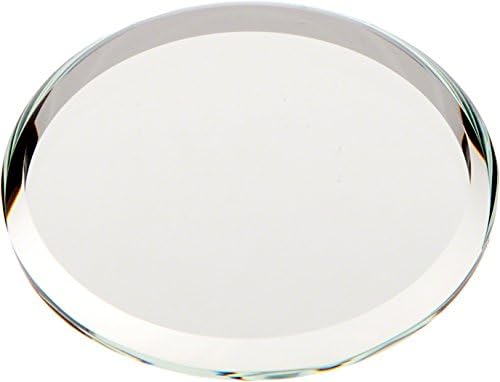 Espelho de vidro chanfrado de 3 mm de Plymor, 1,5 polegadas x 1,5 polegadas