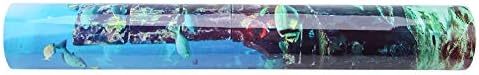 Pôster subaquático, decorações de parede do tanque de peixes de PVC, decoração de parede de tanques de peixe adesivos de adesivo e seguros 1 PCs para capa de home Cafe Aquarium tank