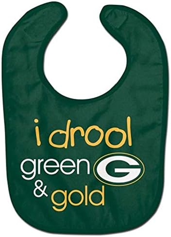 WinCraft NFL Green Bay Packers WCRA1959314 All Pro Baby Bib