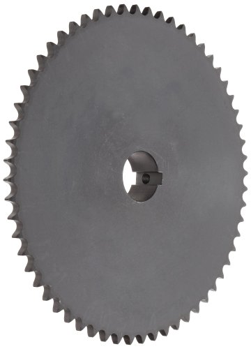 Tsubaki 40b34f-1d acabado sprocket, fita única, polegada, 20 Ansi No., pitch de 1/2 , 34 dentes, furo de 1-1/4