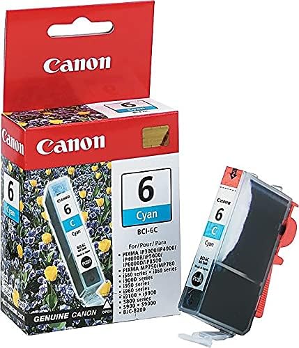 Cartucho de tinta Canon BCI6C, ciano - em embalagens de varejo