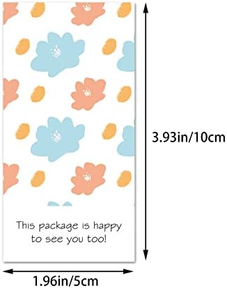 Adesivos de vedação de caixa retângulo Folha de folhas Pacote de bolsa Etiquetas decalques decorativos de vedação para letra