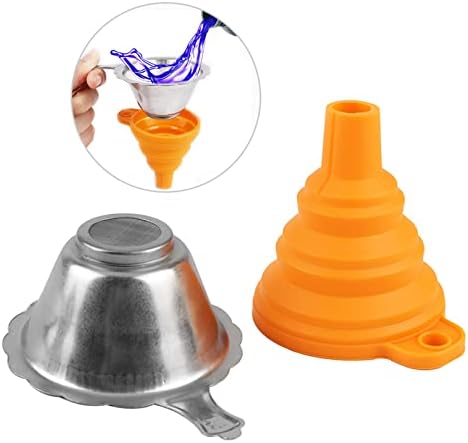Funil de silicone de bisofice Acessórios da impressora 3D Peças Funil dobrável Funnels dobráveis ​​Funnels dobráveis ​​Filtro