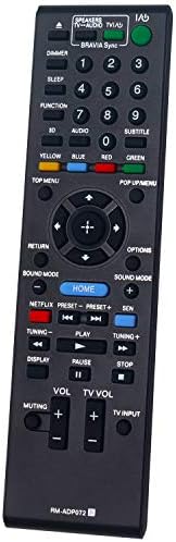 Novo controle remoto de substituição RM-ADP072 para o sistema de home theater Sony Blu-ray Disc DVD BDV-T39 BDV-T79 BDV-E190 BDV-E490 BDV-N790W BDV-E390 BDV-E385