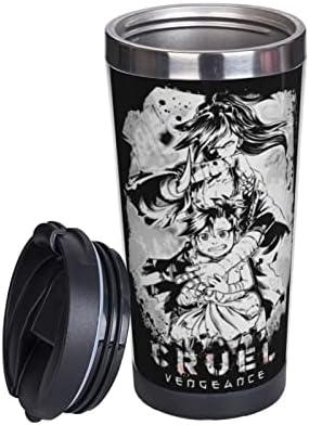 UOGEEP Anime Dororo duplo xícara de café com xícaras de aço inoxidável portátil Moda Travel Canecas
