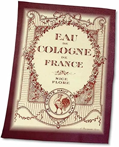 3drose Florene Vintage - Francês Merlot Color Perfume Adver
