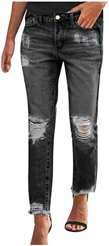 Miashui Sweats -Moldes Mulheres Mulheres Mulheres Cintura Flares Solas Jeans Jeans Torno