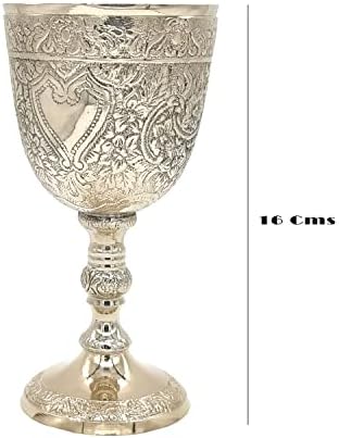 CALICE GBLET BRASS CELEBRAÇÕES REAL CELEBRAÇÕES ELEGENTES VINHO VINHO Medieval Drinkware Princesa Game Of Thrones Collection