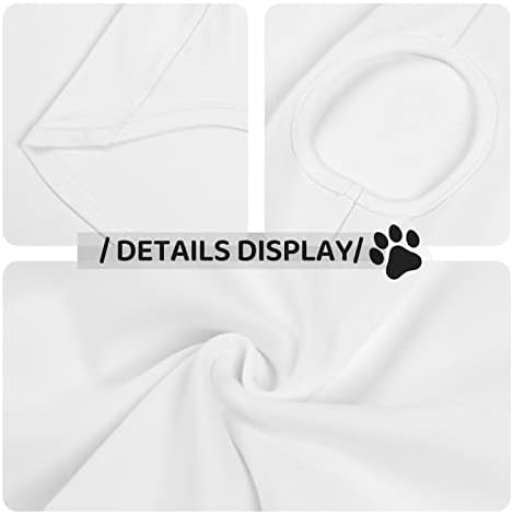 Camisas de animais de estimação de algodão Camisas de cachorro-branca-branca-branca-de-flor de cachorro Pijama de cachorro Pijama de cachorro macacão de cachorro macacão xx-large