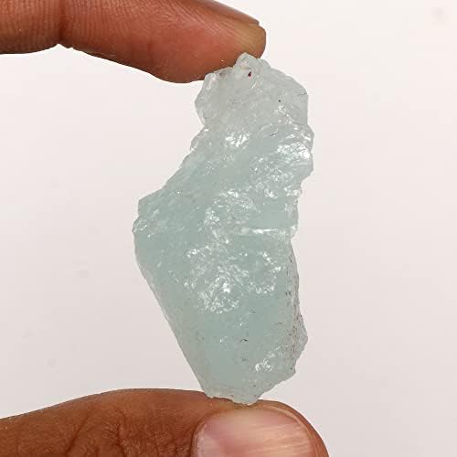 Gemhub 112.3 ct um grau natural áspero aqua sky aquamarina terra cura minerada cristal áspero gemar
