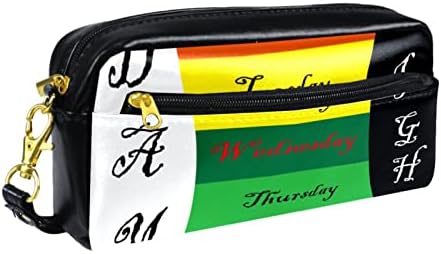 Caixa de lápis de Guerotkr, bolsa de lápis, caixa de lápis, estojo estético, bandeira da noite da semana do arco -íris