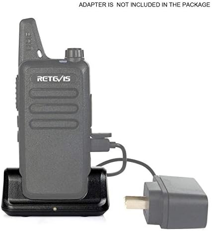 6 Base de carregamento de embalagem para retevis rt22 rt22s walkie talkies retevis rt22 carregador de bateria compatível