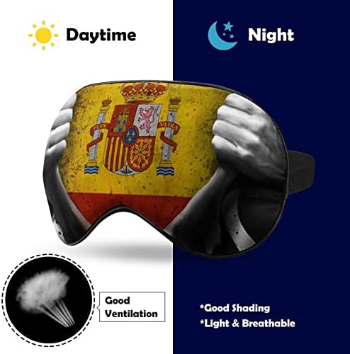 Máscara de sono espanhola da bandeira americana