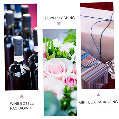 Didiseaon 1 Rolo de papel de embrulho floral bolsas de malha de favor presente papel de embrulho de aniversário de papel de embalagem papel de embalagem de embalagem de embalagem floral embalagem floral