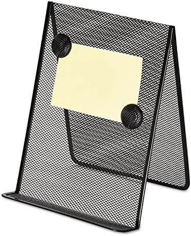 Metal Mesh Document Holder Free Standing, 35 Capacidade de folha, metal, preto