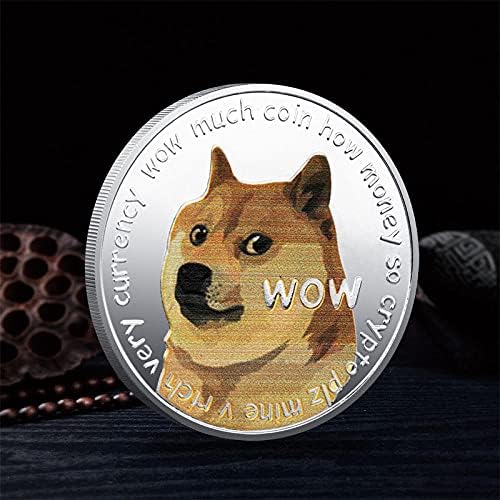 Moeda comemorativa 1 oz oz dogecoin comemorativa moeda de prata Dogecoin criptomoeda 2021 edição limitada moeda colecionável