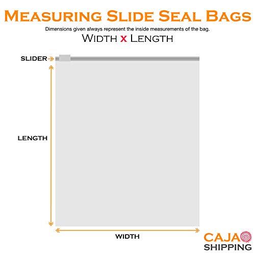 Slide-self-Sal Reclosable 3 Mil Poly Bags, 9 x 12, Clear, 100/Case
