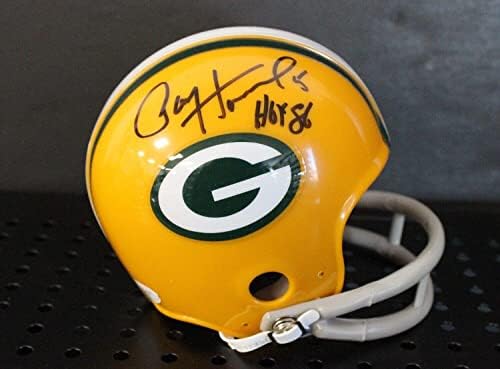 Paul Hornung assinou Packers Mini Capacete Autograph Auto JSA W77247 - Capacetes NFL autografados