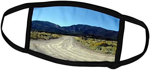 3drose jos fauxtexee- Pine Valley Utah - The Forsythe Canyon Trail Head Road em Pine Valley Utah com montanha - máscaras