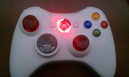 Red Thumbsticks Controller Mod para Xbox 360