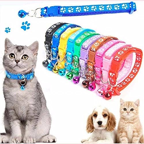 Weisha Pet Collar 1pc Cuts fofos colarinho de gato colar de cachorro de gato desenho animado gato colarinho de pata de palha