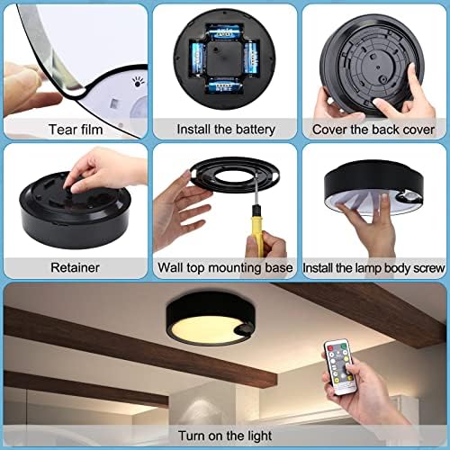 Luz de teto LED de luz com sensor de movimento, luzes LEDs limpáveis ​​com luz remota e moderna super brilhante luz para o quarto cozinha de banheiro