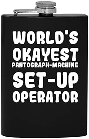 Operador de configuração de machina de pantografia mais bem do mundo-8oz de quadril de quadril de 8 onças