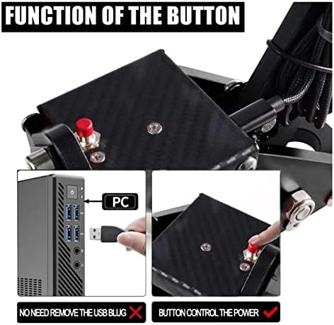 PC SIM Racing Game USB Handbrake, Progressive Handbrake, plugue de 64 bits e reproduza 2 em 1 PC Sim Racing Game Handbrake para