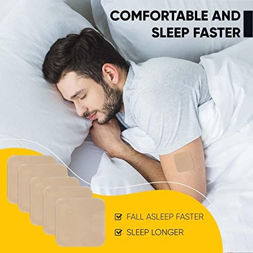 Zayuu Sleep Patches, todos os remendos naturais do sono para apoia o descanso e o rejuvenescimento para homens e mulheres, fáceis