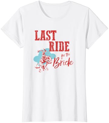 Camisa de cowgirl de despedida de solteira feminina para a camiseta da noiva
