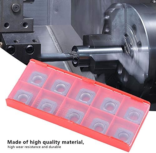 Alremo Huangxing - inserções de carboneto de torno, inserções de giro de carboneto de alta resistência ao desgaste, substituição de 7 mm para processamento de aço que hobbyista de madeira