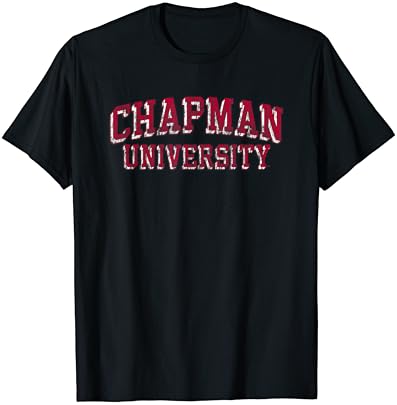 T-shirt de bloco vintage da Universidade Chapman